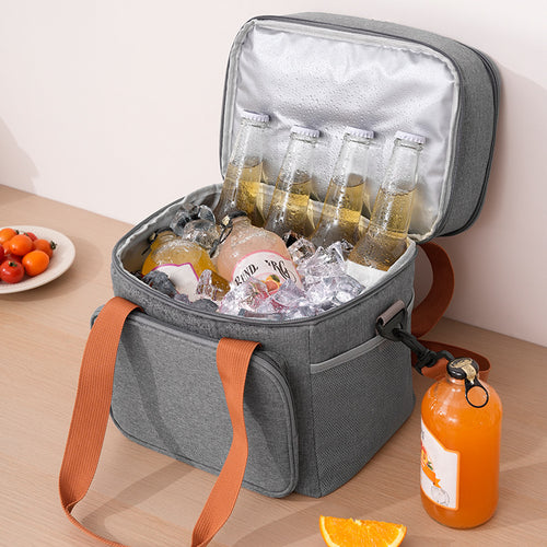 Insulated Dual-Layer Lunch Cooler Bowlift