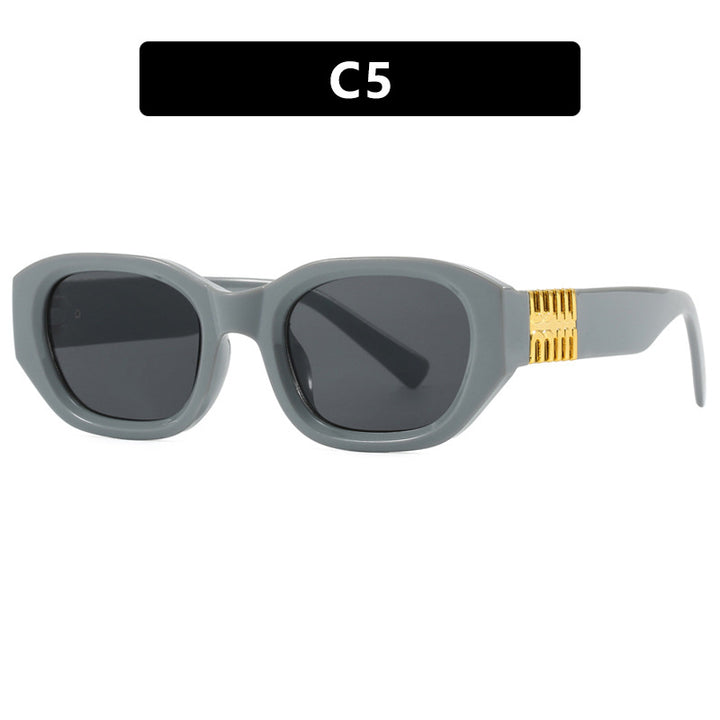Women's fashionable sunglasses with unique, geometric design and elegant accents Bowlift