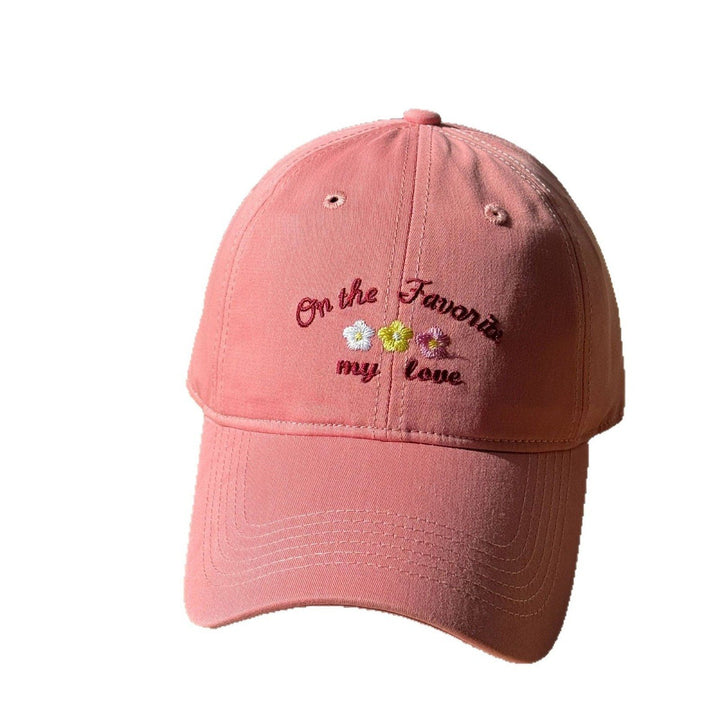 Women's Embroidered Text Cap Bowlift