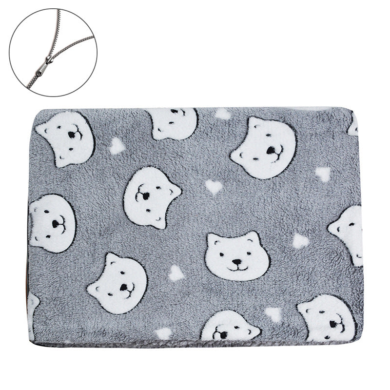 Pet-Themed Zip Closure Pouch Dog Bed