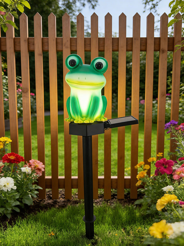 Whimsical Solar-Powered Squirrel Garden Stake Light With Integrated Solar Panel And Warm LED Glow Bowlift