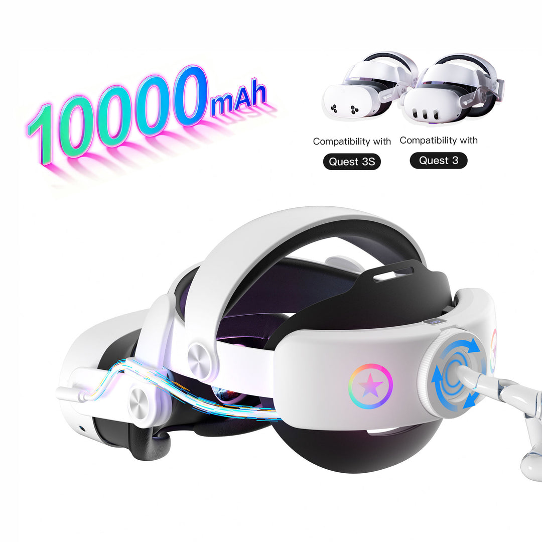 Gaming headset with 3D surround sound and RGB lighting Bowlift