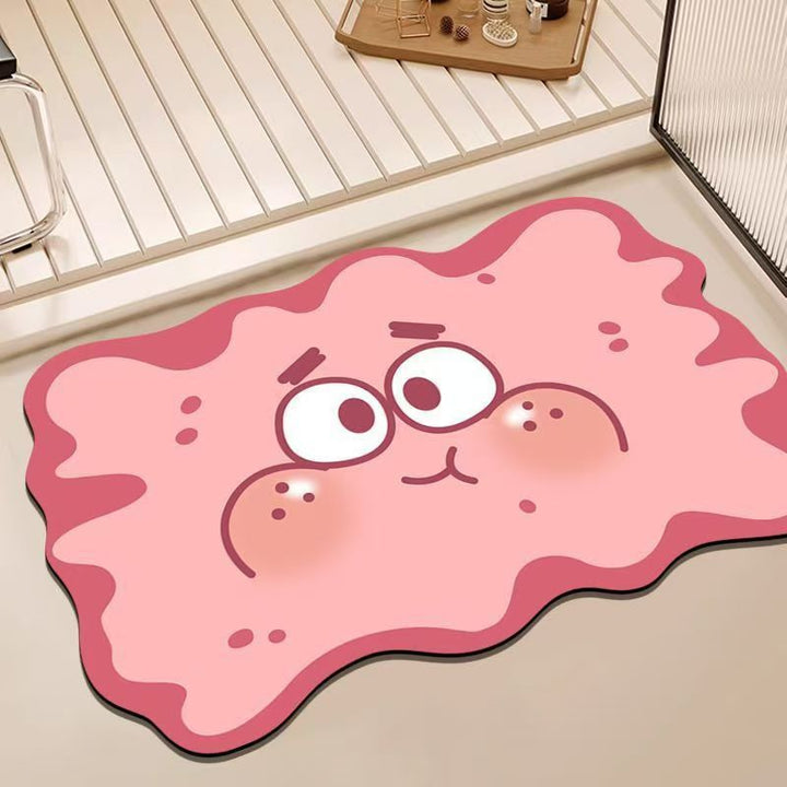 Cartoon Character Themed Bath Mat Bowlift