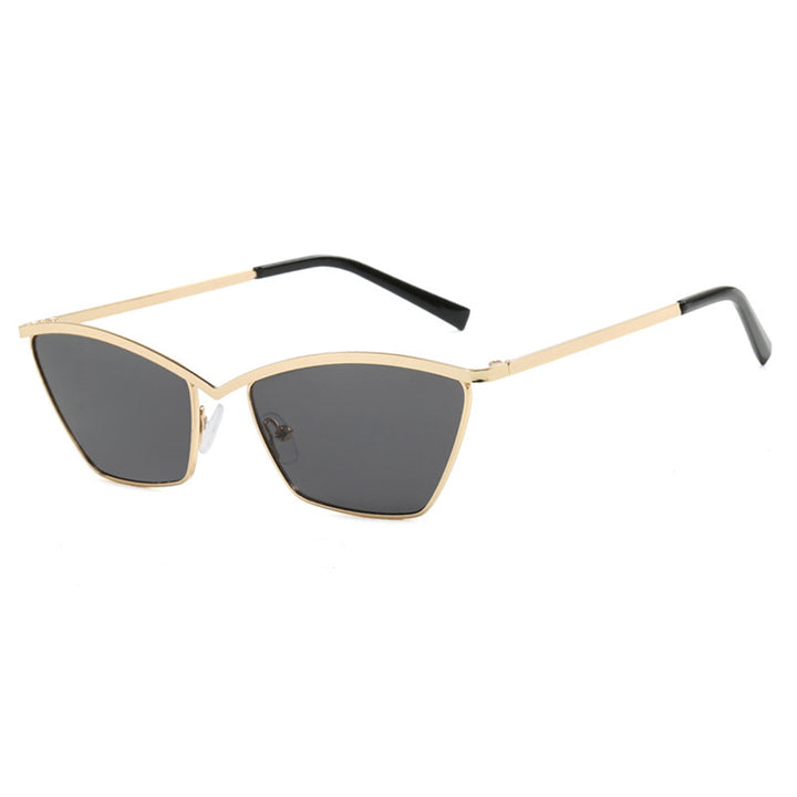 Ladies Cat-Eye Sunglasses with stylish metal frame and UV protection Bowlift