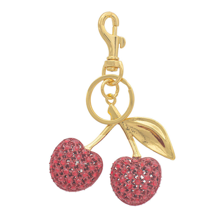 Decorative Cherry Charm Keychain Bowlift