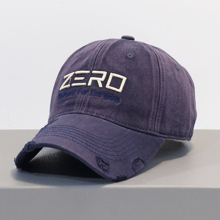 Men's Distressed Cotton Baseball Cap Bowlift 1784270076