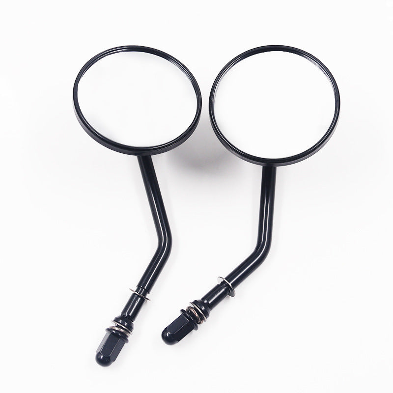 Motorcycle rearview mirror with adjustable arm and light effect Bowlift