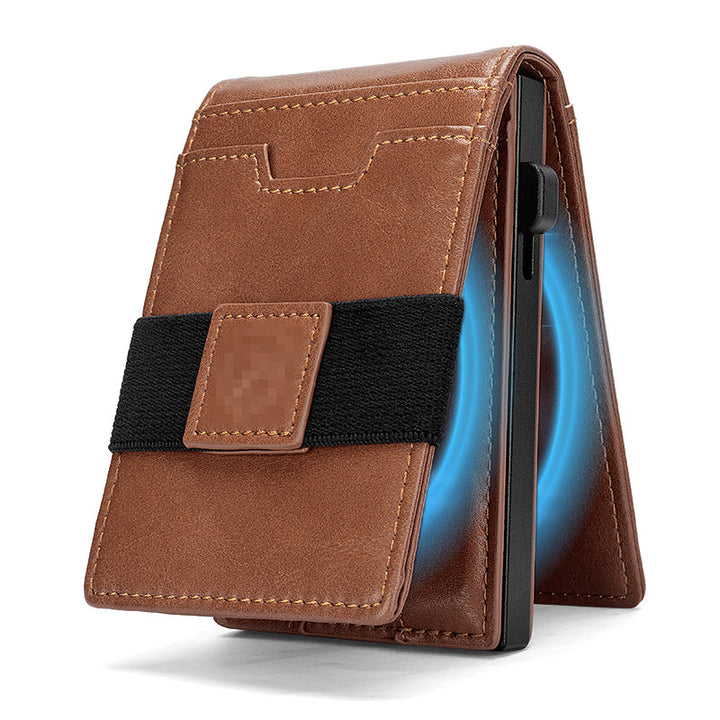 Slim RFID-Blocking Leather Wallet Bowlift