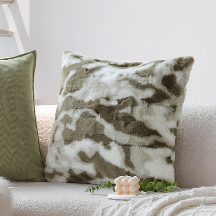 Patterned decorative cushion with textured chenille surface Bowlift