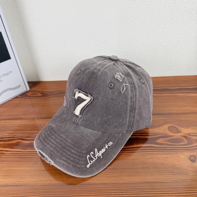 Men's Distressed Vintage Baseball Cap Bowlift