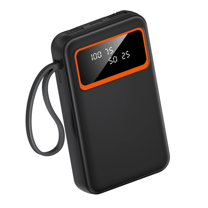 Portable power bank with digital LED display and fast charging function Bowlift