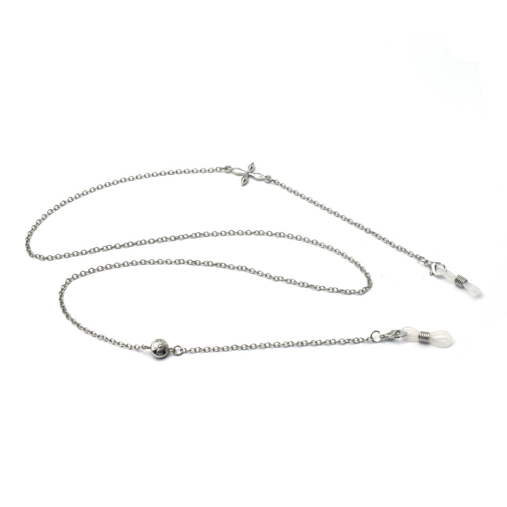 Premium Silver Layered Eyewear Chain Bowlift