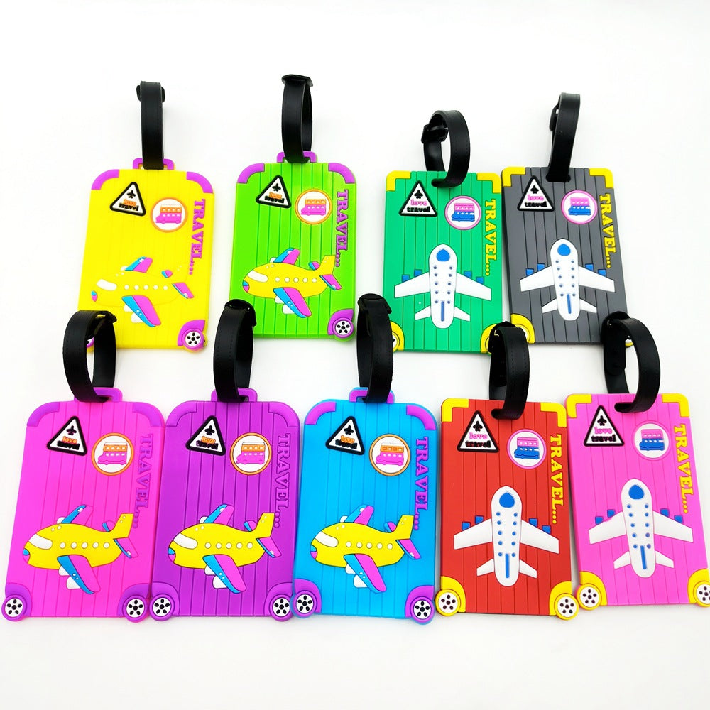 Creative Airplane-Themed Luggage Tag Bowlift