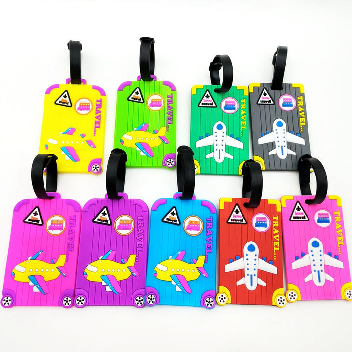 Creative Airplane-Themed Luggage Tag Bowlift
