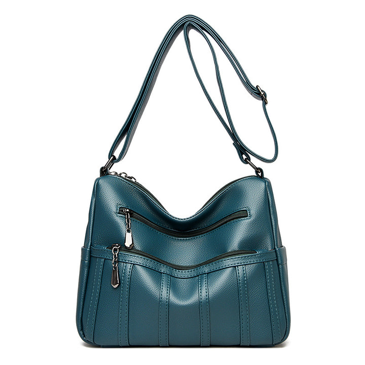 Elegant Textured Shoulder Bag Bowlift