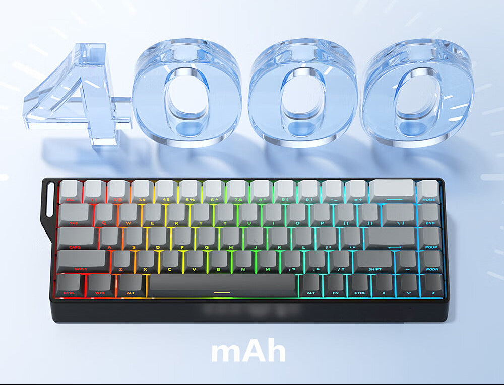 Compact Mechanical Gaming Keyboard with RGB Backlighting Bowlift
