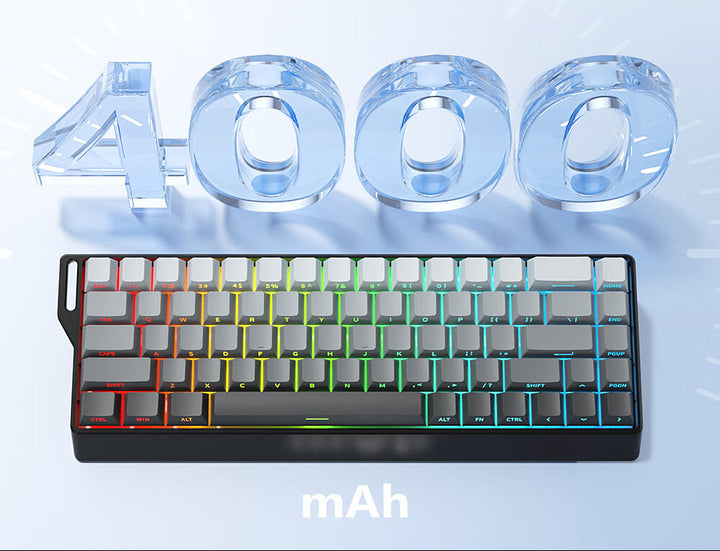 Compact Mechanical Gaming Keyboard with RGB Backlighting Bowlift