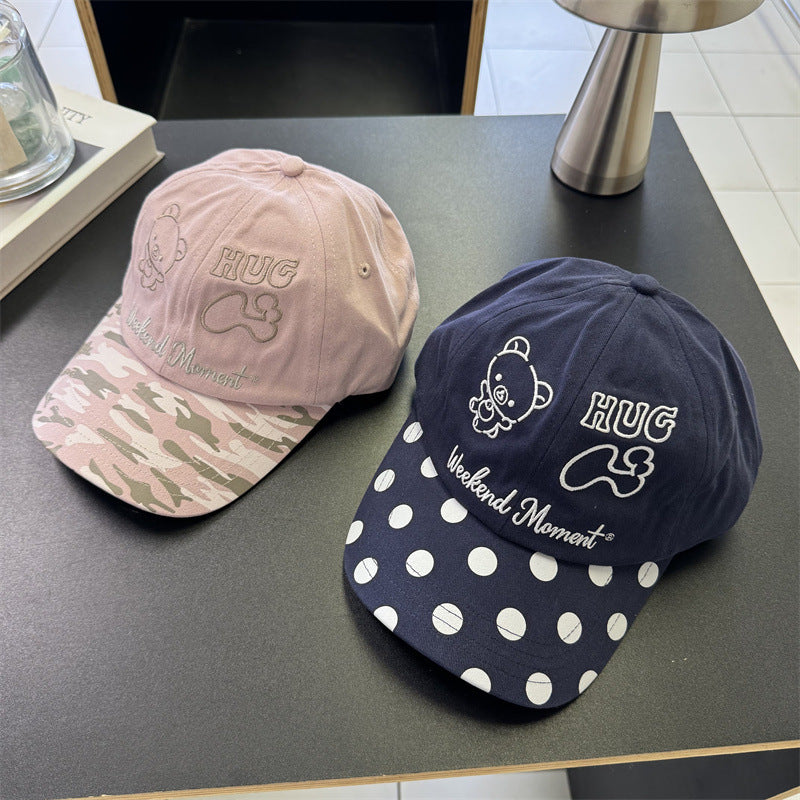 Women's Playful Embroidered Baseball Cap Bowlift