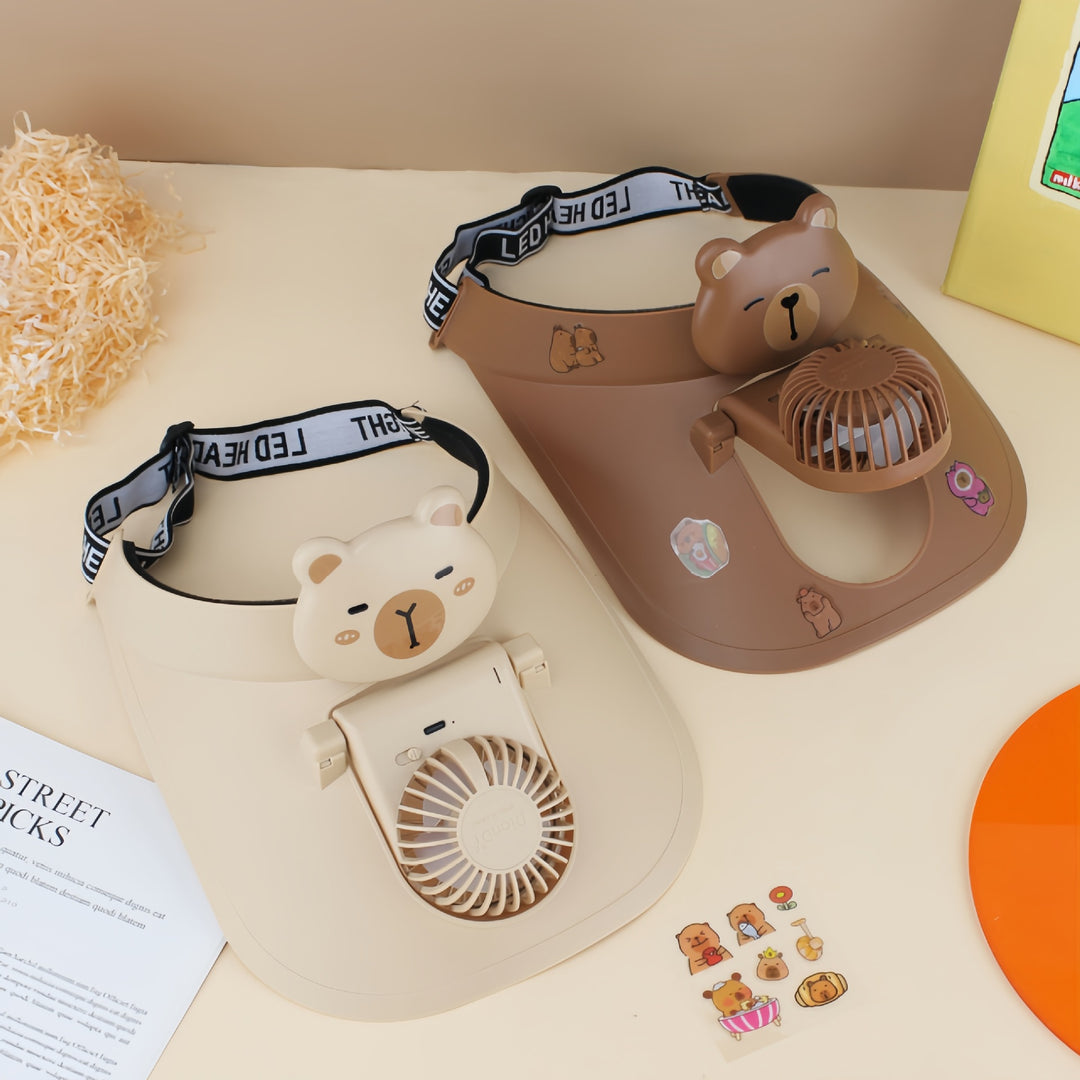 Women's Portable Desktop Fan in Creative Panda Design Bowlift