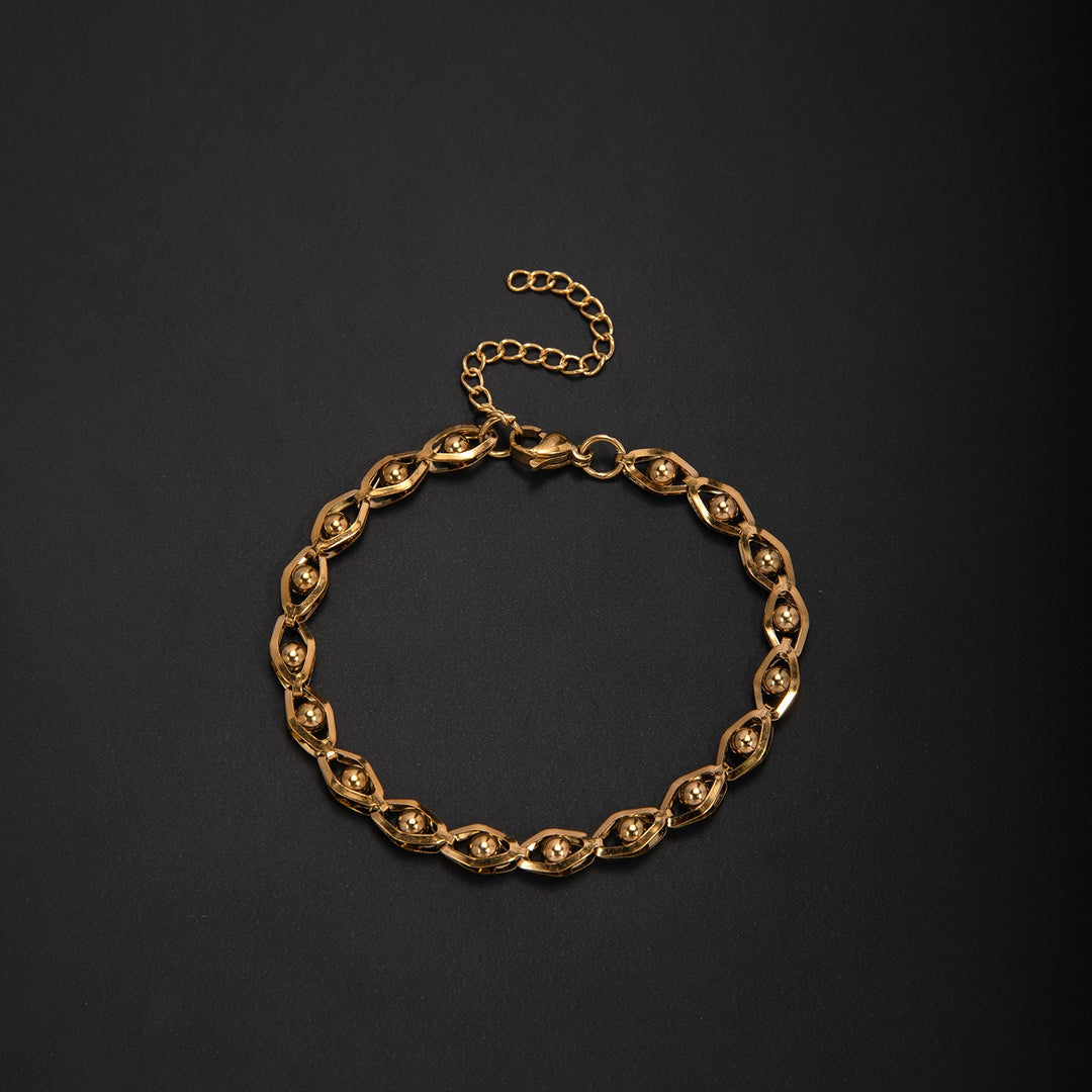 Adjustable Contemporary Link Bracelet Bowlift