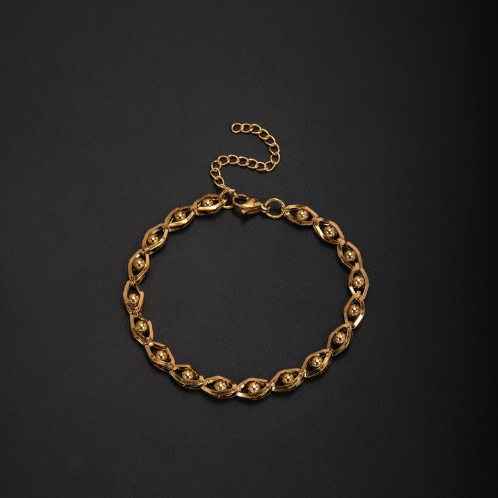 Adjustable Contemporary Link Bracelet Bowlift
