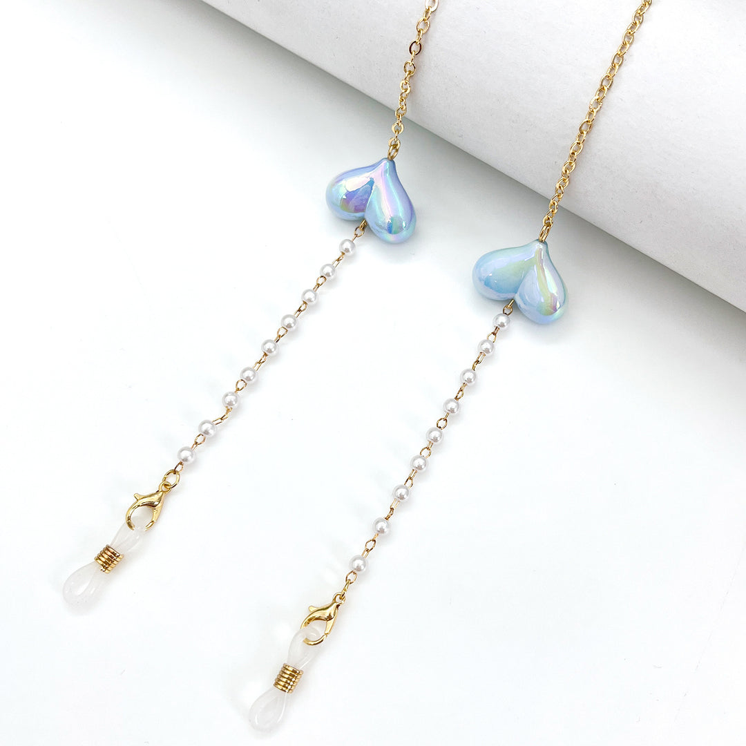 Heart-Detail Eyewear Chain Bowlift