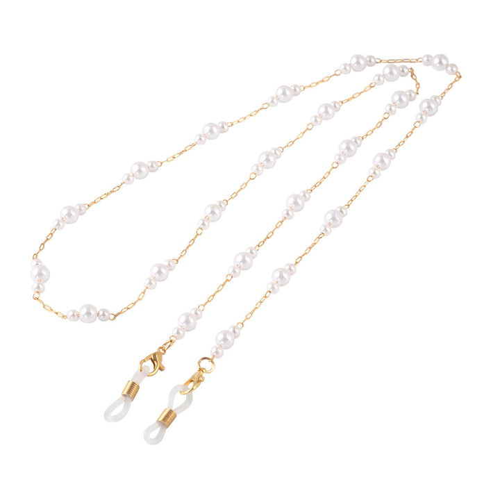 Pearl-Linked Eyewear Holder Bowlift