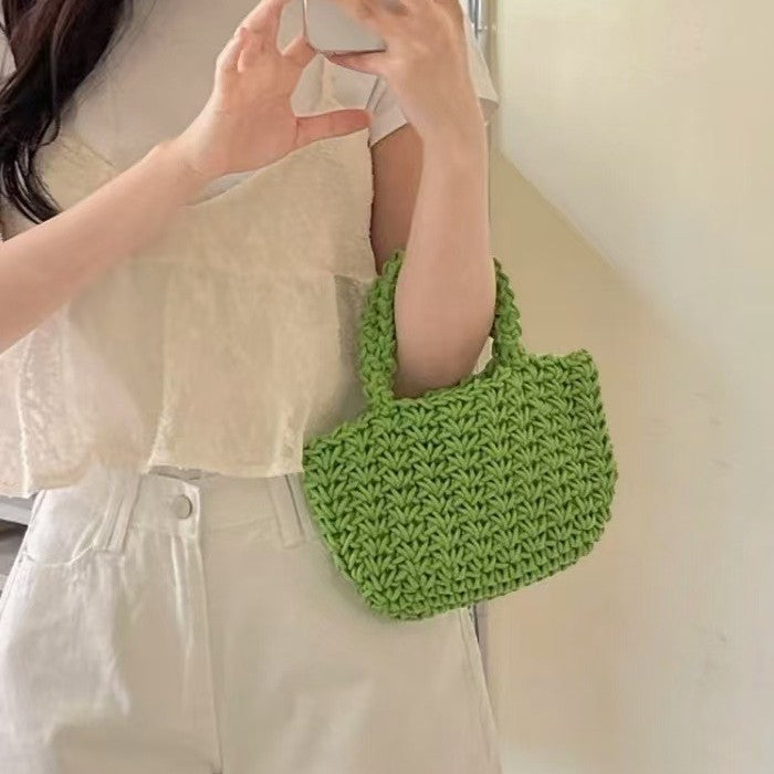 Handmade crochet handbag Bowlift