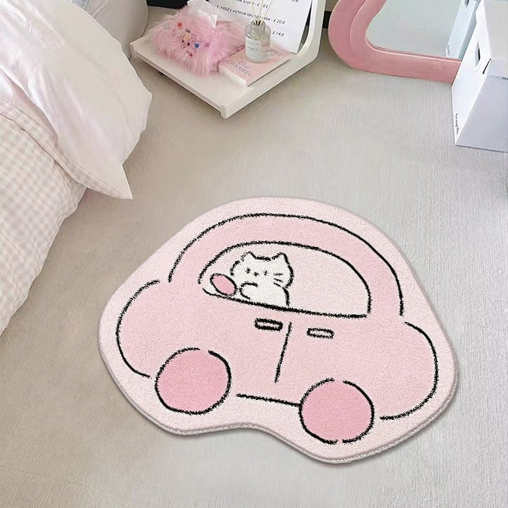 Adorable Cartoon Bear Area Rug Bowlift