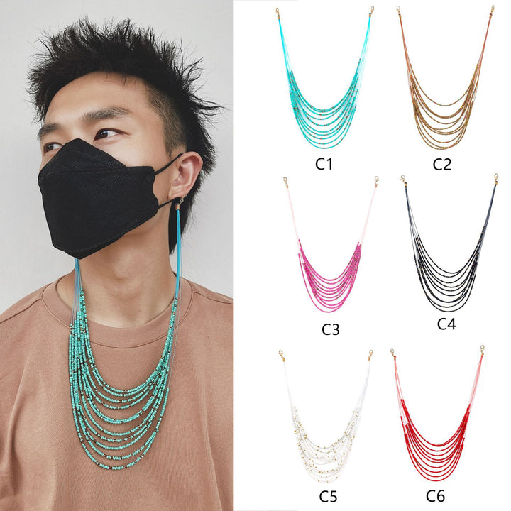 Multilayered Beaded Necklace Bowlift