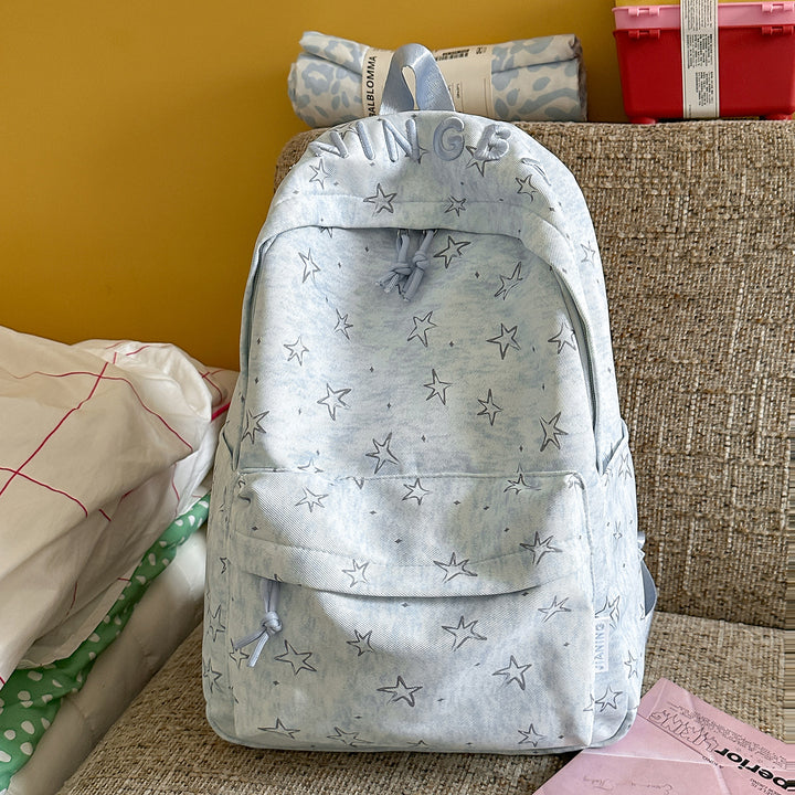 Women’s Stylish Star-Printed Backpack Bowlift