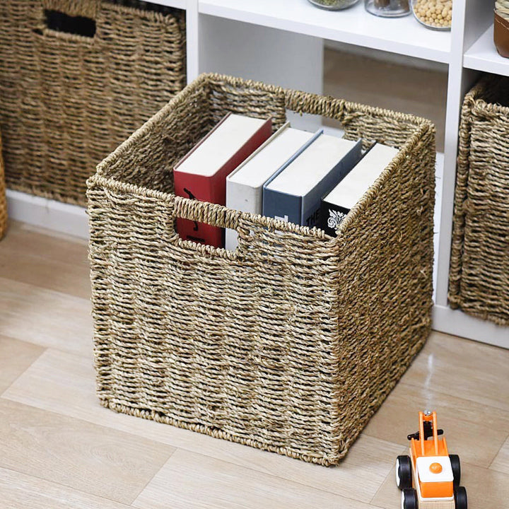 Decorative Woven Storage Cube Bowlift