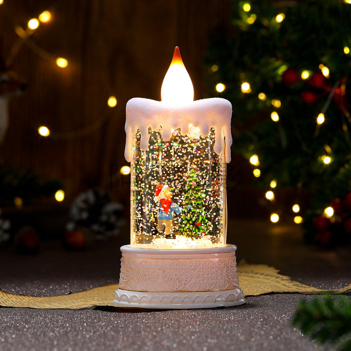Decorative Light-Up Christmas Telephone Box Bowlift