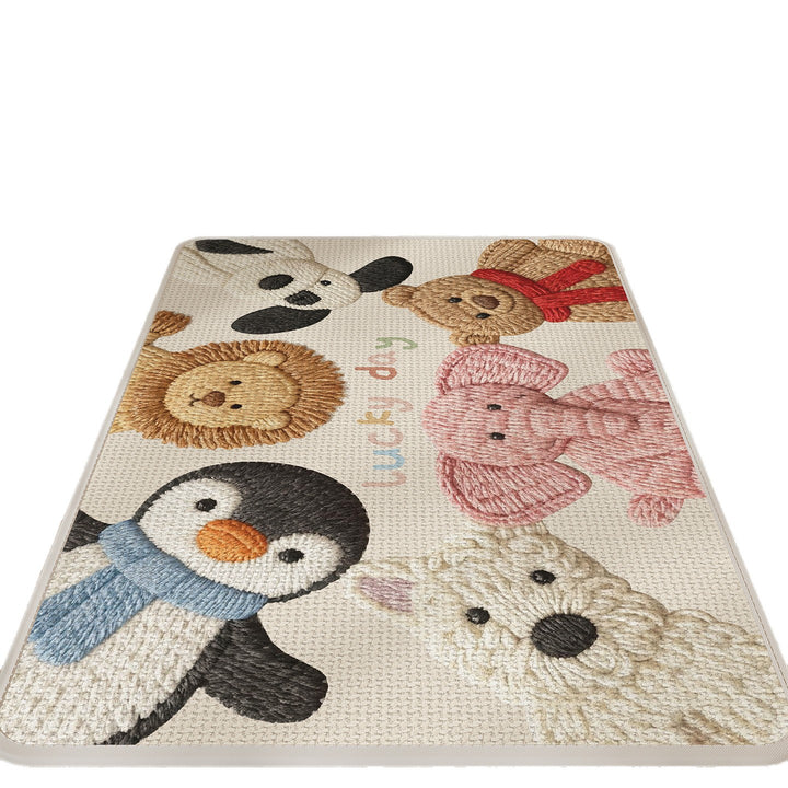 Cute Animal-Themed Bath Mat Bowlift