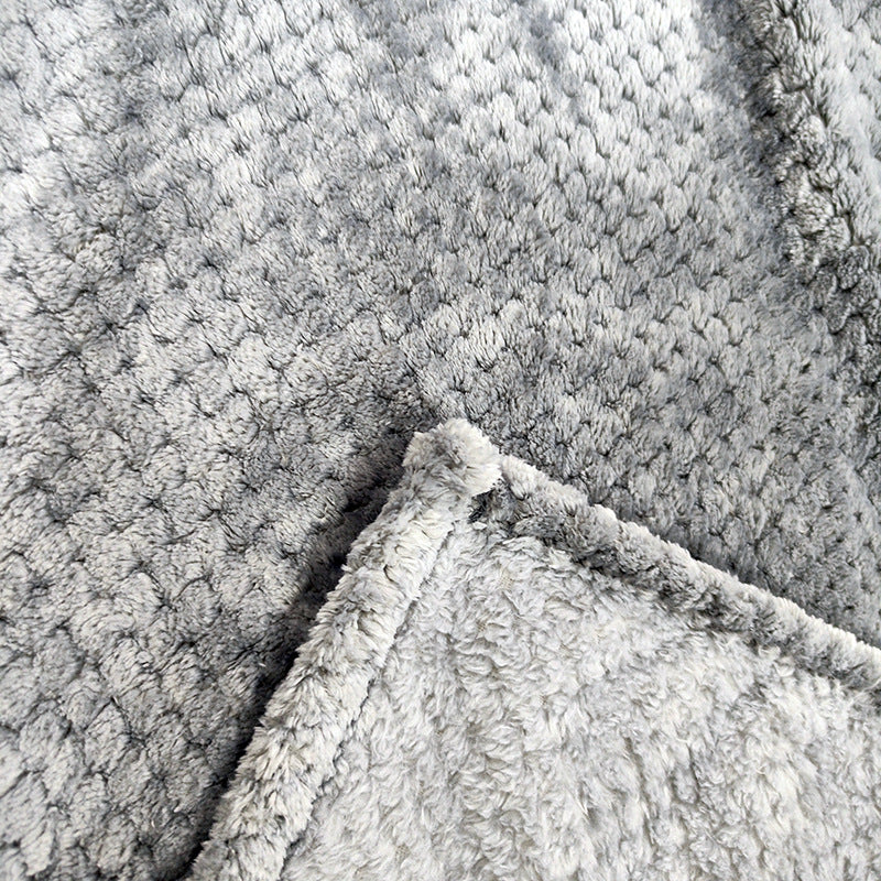 Women's cozy waffle texture blanket Bowlift