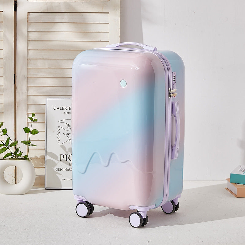 Unisex Lightweight Impact-Resistant Carry-On Suitcase Bowlift
