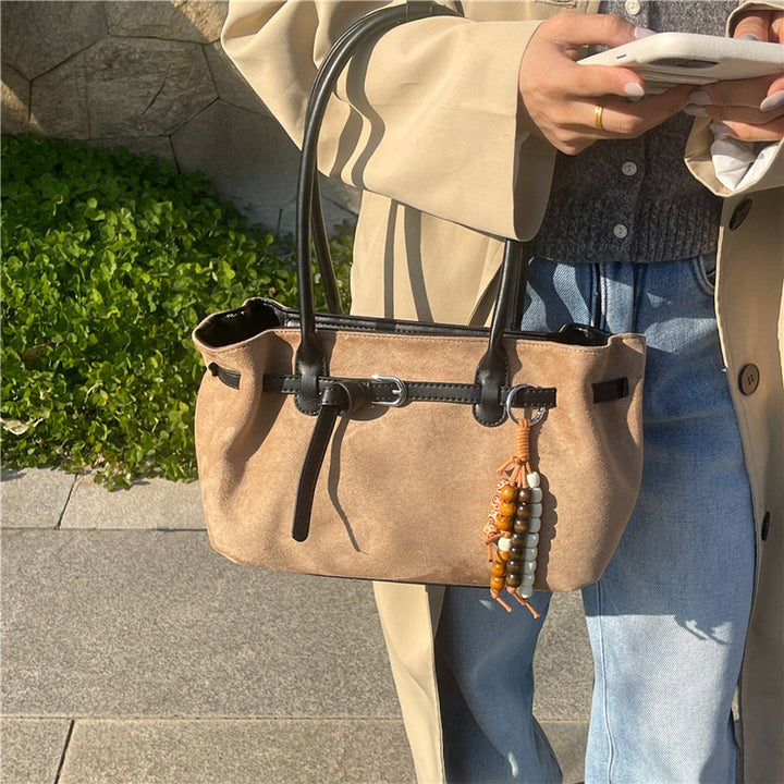 Suede Tote Bag Bowlift