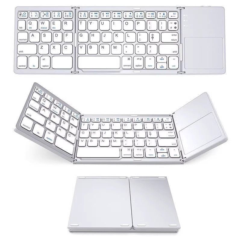 Foldable Wireless Touchpad Keyboard Bowlift