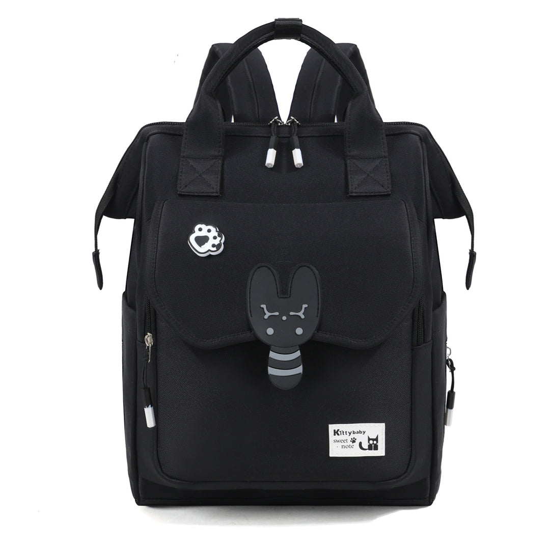 Fun-Themed Multi-Pocket Backpack Bowlift