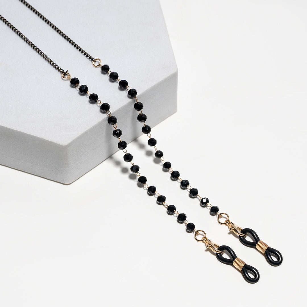 Luxurious Crystal Eyewear Chain Bowlift