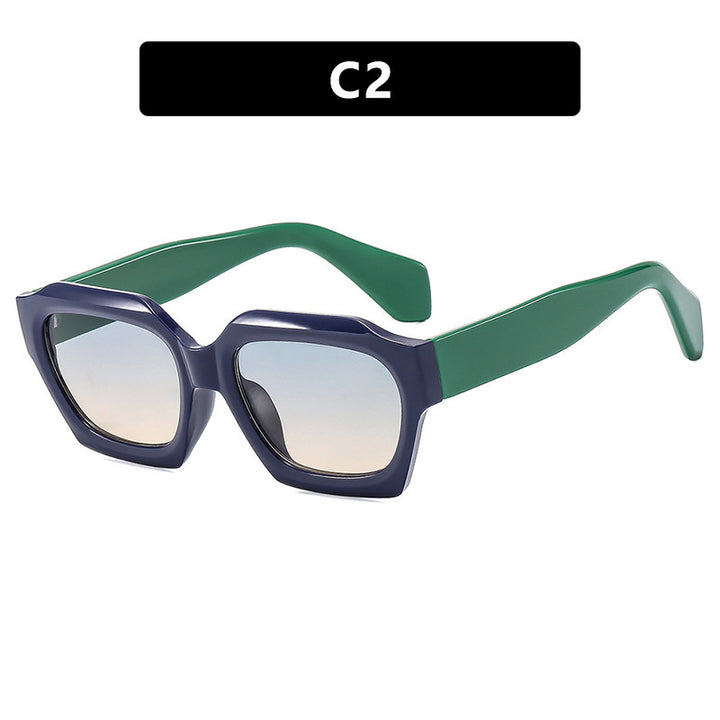 Women's fashionable sunglasses with distinctive geometric design and protective UV filter Bowlift