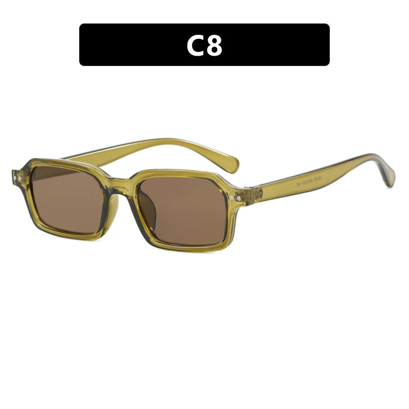 Women's fashionable square sunglasses in urban design Bowlift