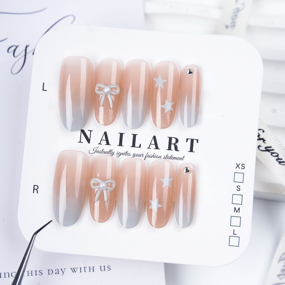 Creative Thematic Press-On Nail Set Bowlift