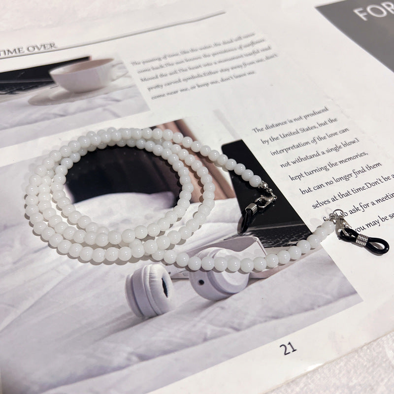 Beaded Eyewear Chain Holder Bowlift