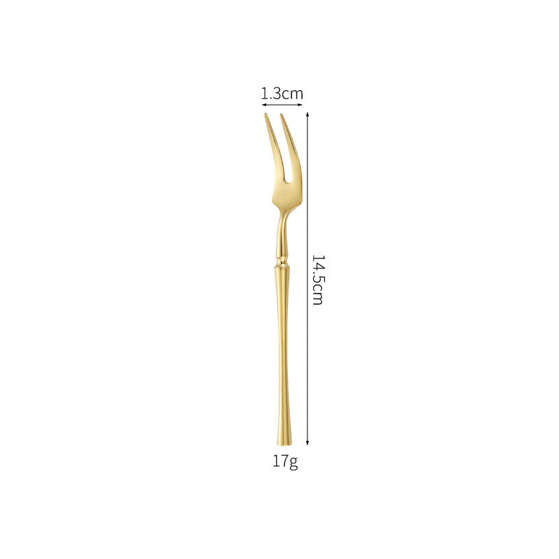 Luxurious and Elegant Dessert Knife with Precision Blade Bowlift