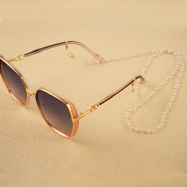 Elegant Pearl and Crystal Eyewear Chain Bowlift
