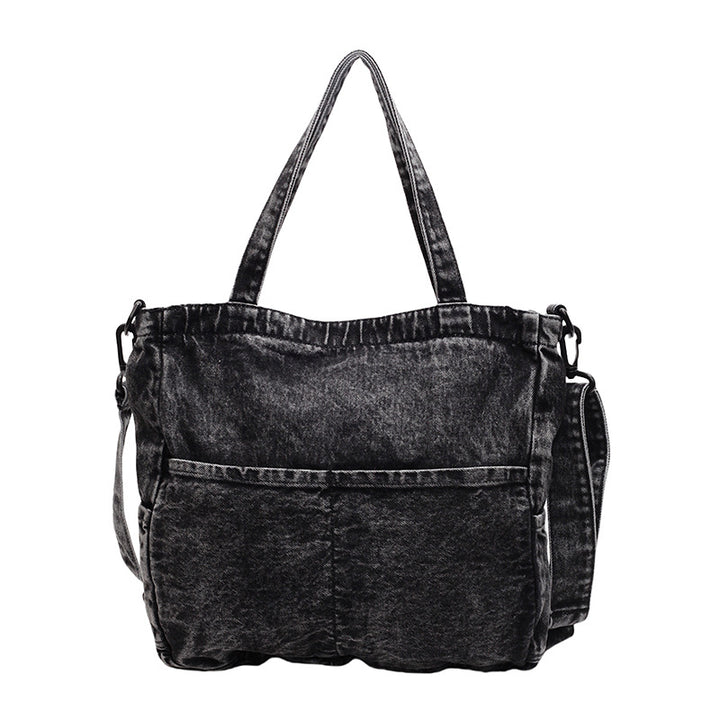Premium Denim Shoulder Bag Bowlift