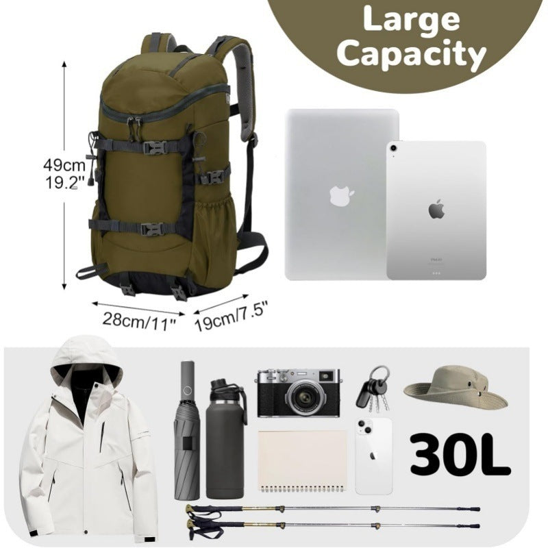 Versatile Outdoor Adventure Backpack Bowlift