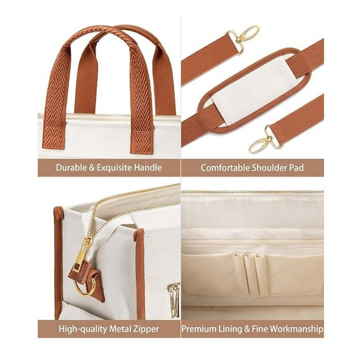 Multifunctional Laptop Shoulder Bag Bowlift