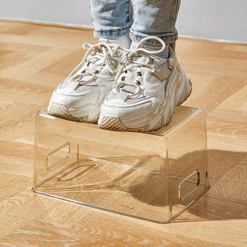 Storage box with handles and non-slip bottom